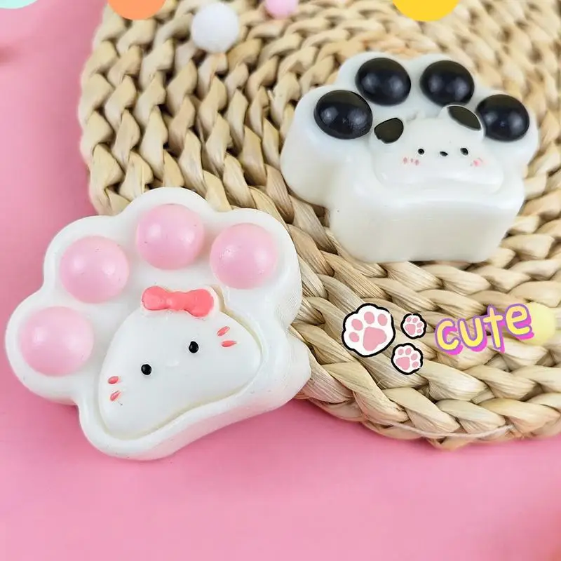 Katzenpfote Squeeze Cartoon Katzenpfote Squeeze Spielzeug Sichere multifunktionale Goodie Bag Stuffers für Kindertag Thanksgiving