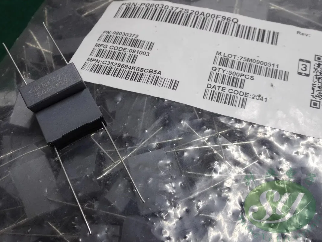 10PCS Xiamen FARA MKP25 0.68uf/450v 680nf u68 684 New 15mm film capacitor
