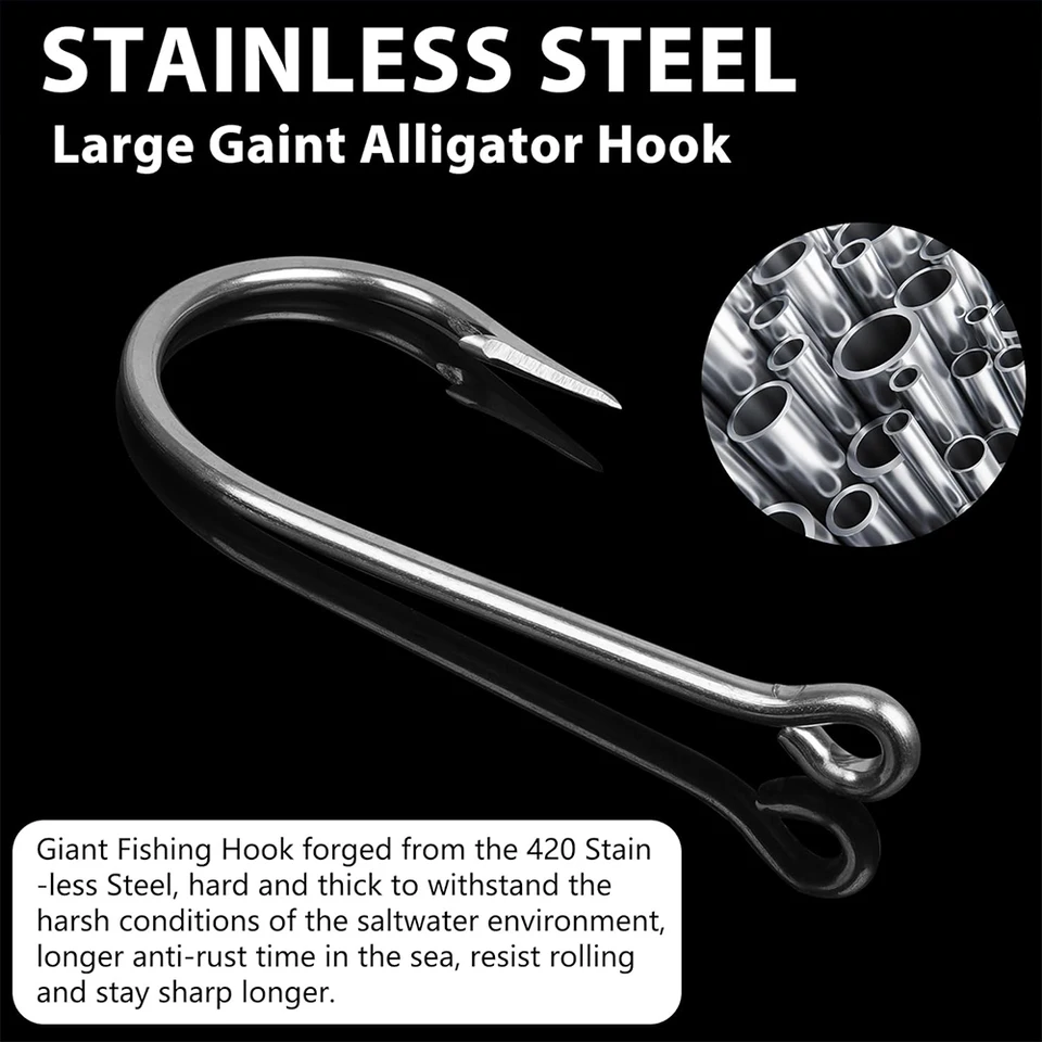 amazon saltwater fishing hooks GRFIT Fishing Circle Hooks 50Pcs Catfish Hooks High Carbon Steel Bait Fishing Hooks Wide Gap Non-Offset Hook Bass Fish Hooks (Color : Size1 Gap 11mm, Size : 50 No Sinker Rigs Dovesun Fishing Treble Hooks Outward-Angled