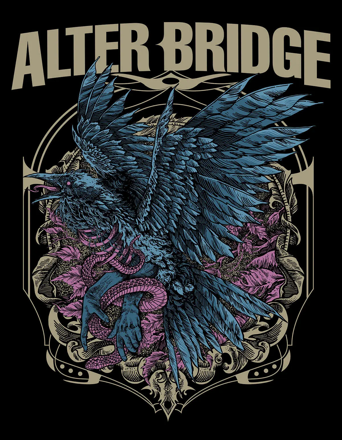 

Alter Bridge Black Heavy Cotton T-Shirt Gift For Friend PP806