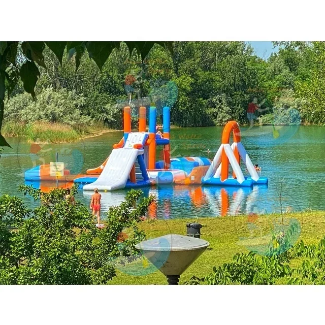 Outdoor Commercial Aquatic Sports Floating Water Park Inflatable Aqua Park in Lake Water Play Equipment for Adult and Kids