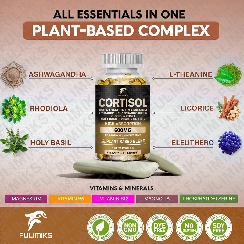 Suplemento Cortisol, Equilibri - Tulsi Holy Basil reseña y precio