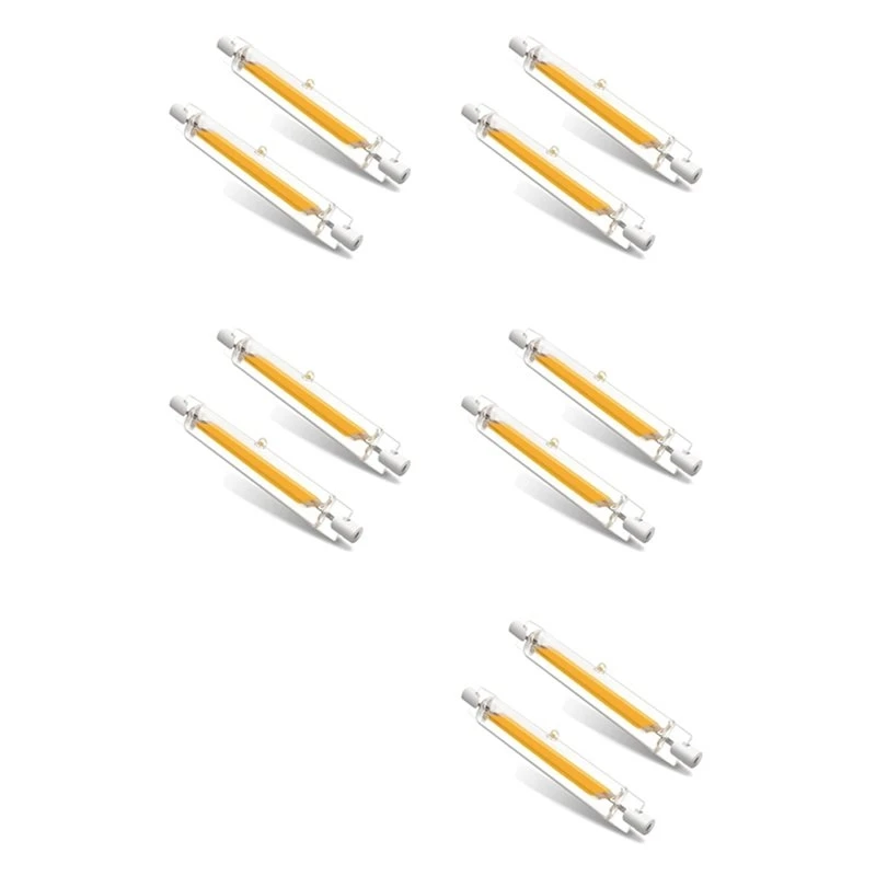 T19C R7S LED 118Mm Dimmable Lamps, 20 W R7S LED Bulbs Replacement For 200 W Halogen Bulbs, Warm White Pack Of 10