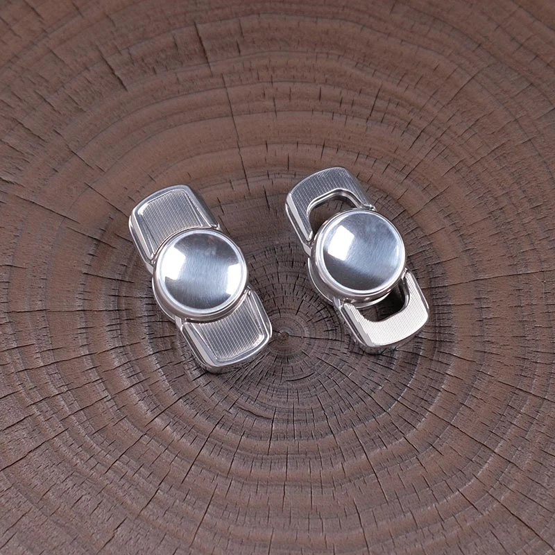 موضة الفولاذ المقاوم للصدأ EDC اليد سبينر الإبداعية الإصبع الدورية اللعب تخفيف التوتر والاسترخاء تململ سبينر ADHD ألعاب متململة #5