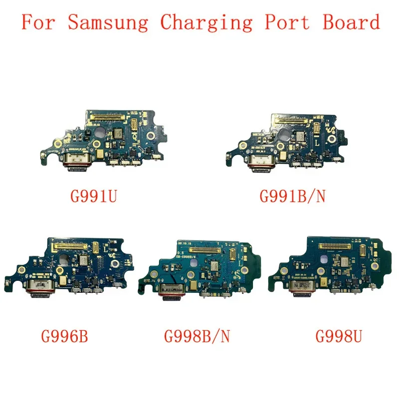 

Запасные части для платы USB-разъема для зарядки Samsung S21, G991B, S21Plus, G996B, G996U, S21Ultra, G998B