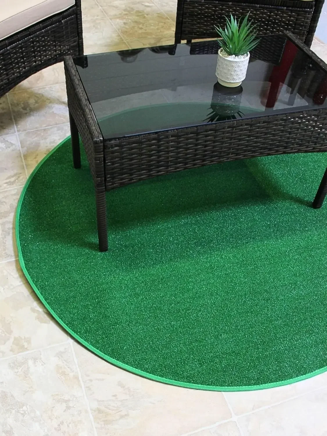 Washable Artificial Grass Turf Carpet, Custom Area Rugs For Outdoor Patio & Gazebo Decor, Perfect For Pool Mat, Golf Backdrop