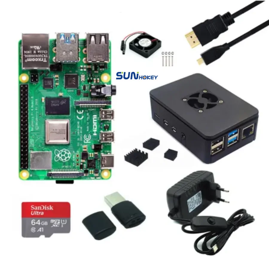 Raspberry Pi 4 8Gb Ram Kit - Original High Quality Development Board Kit