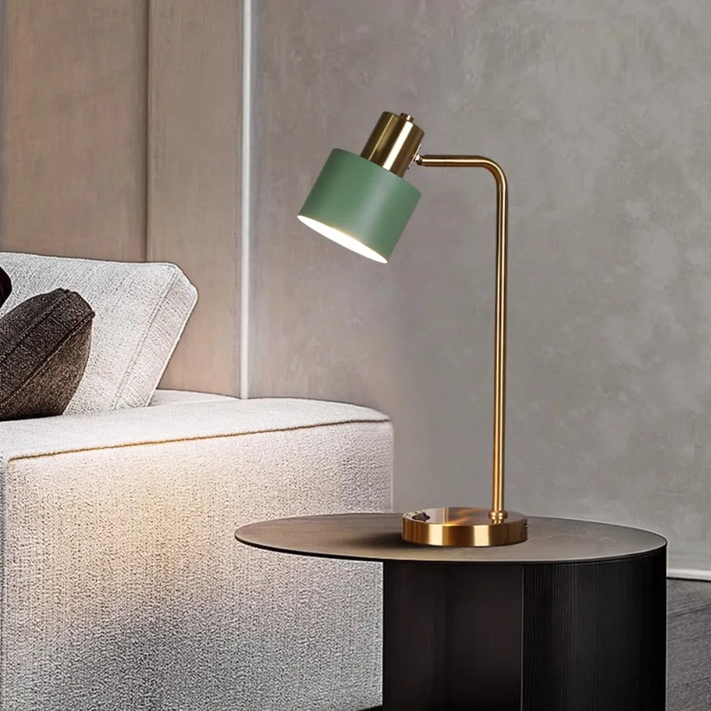 Nordic bedside reading lamp, bedroom study desk lamp, office dormitory desk learning to read and write eye protection lamp