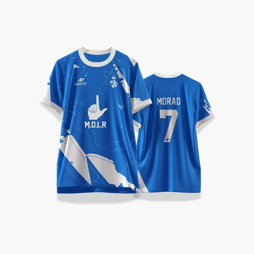 2026 Sommer Neuer Stil Hip-Hop-Style MDLR Streetwear Herren und Damen Multifunktionales Outdoor-Sport Fußball-Trainings-T-Shirt – Detail 6