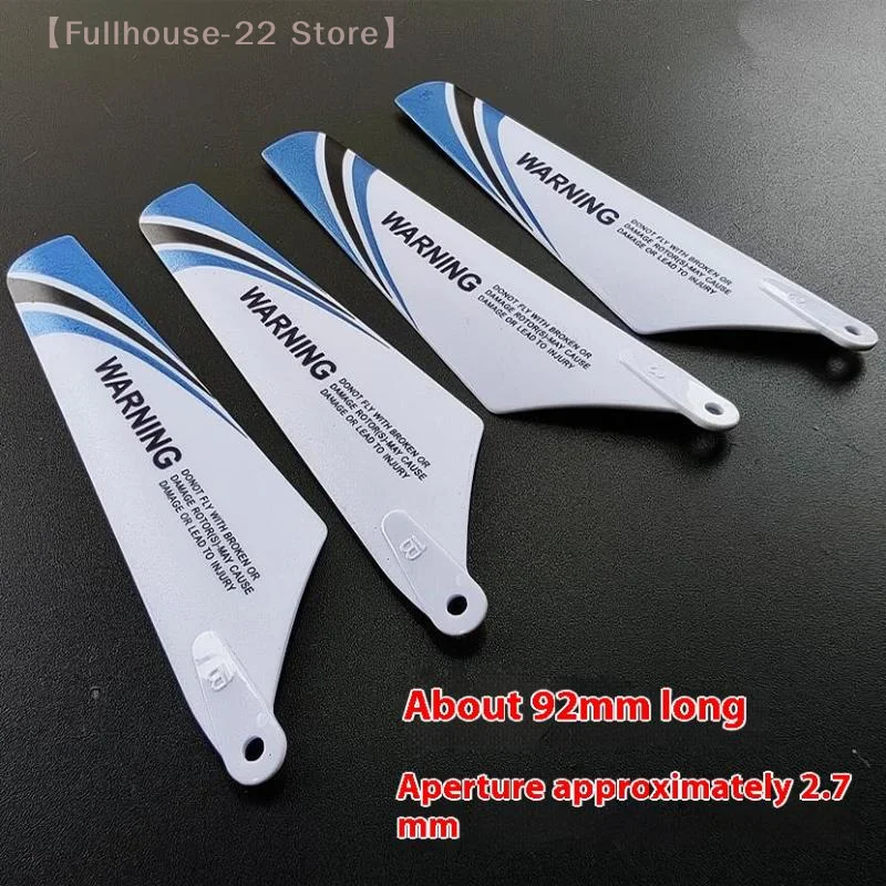 【MAX-22】4 unidades de lâminas de ventilador principal sobressalentes para rotor de helicóptero RC Syma S107 acessórios DIY presente para crianças