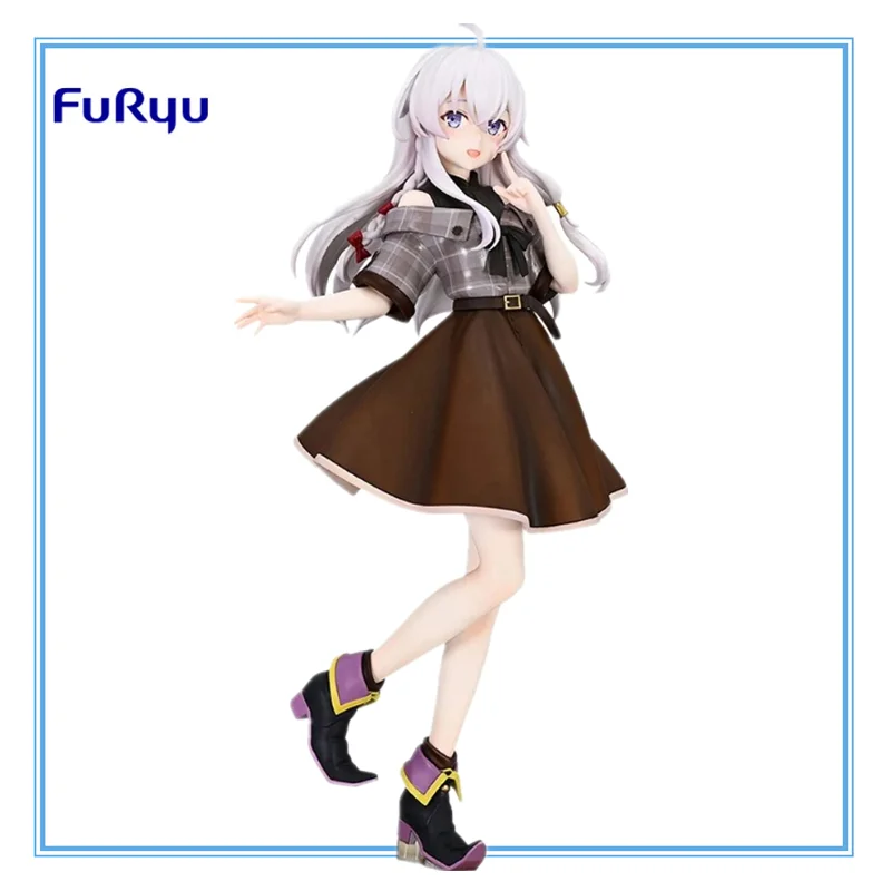 

В наличии оригинальные аниме-фигурки FuRyu Elaina Wandering Witch: The Journey of Elaina, ПВХ фигурка, модель игрушки, рождественские подарки