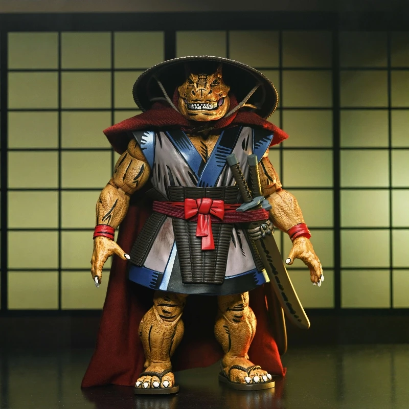 

Neca 7 Inch Ninja Action Figure Original Comic Version Collectible Articulated Toy Samurai Dinosaur Cho Gath High Detail Model
