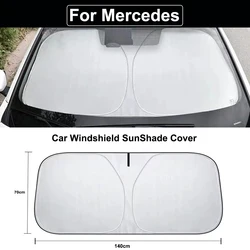 Car Windshield SunShade Cover for Mercedes Benz AMG A B C E S G Class GLC CLE CLA GLB Anti UV Car Accessories