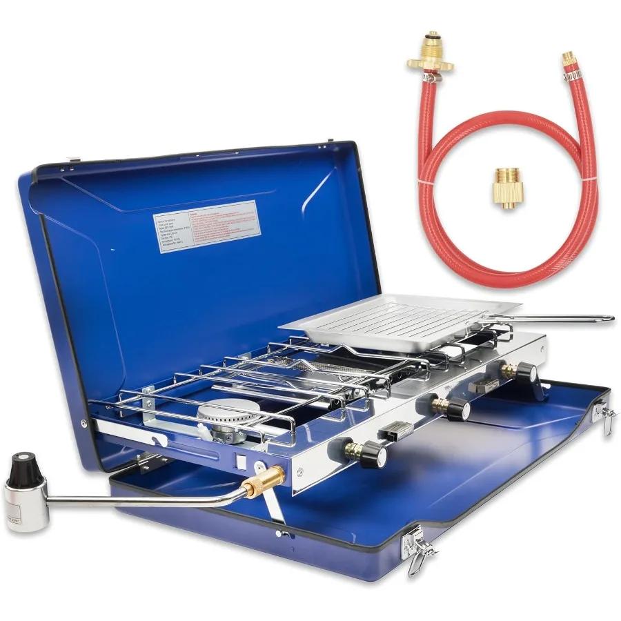 

2 Stove 1 Toast Outdoor Camping Stove for OPD Propane 14oz Propane ISO Butane Compact Portable Cooking Solution for Hiking Back