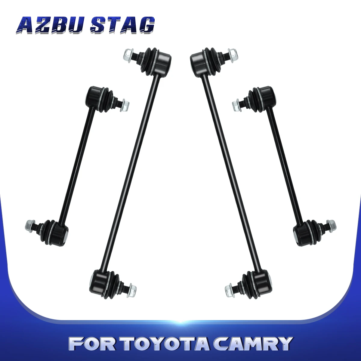 

AzbuStag 4Pcs Front Rear Sway Bar Link Suspension for Toyota Camry Avalon Solara Lexus ES300 RX300 1997 1998-2004 4883006020