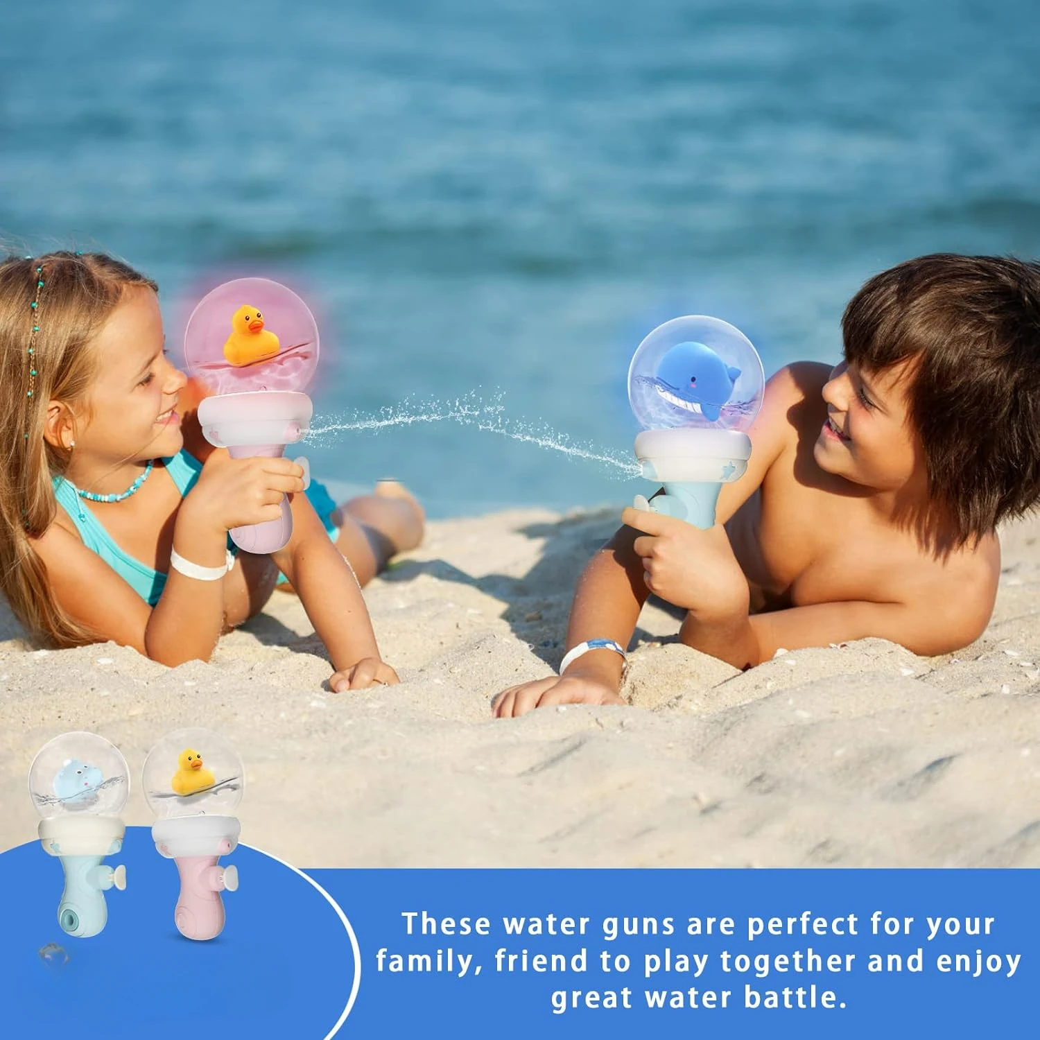 子供、ウォーターブラスター、スクーターガンポンプ、幼児用バスおもちゃ、夏の水泳プールビーチ屋外