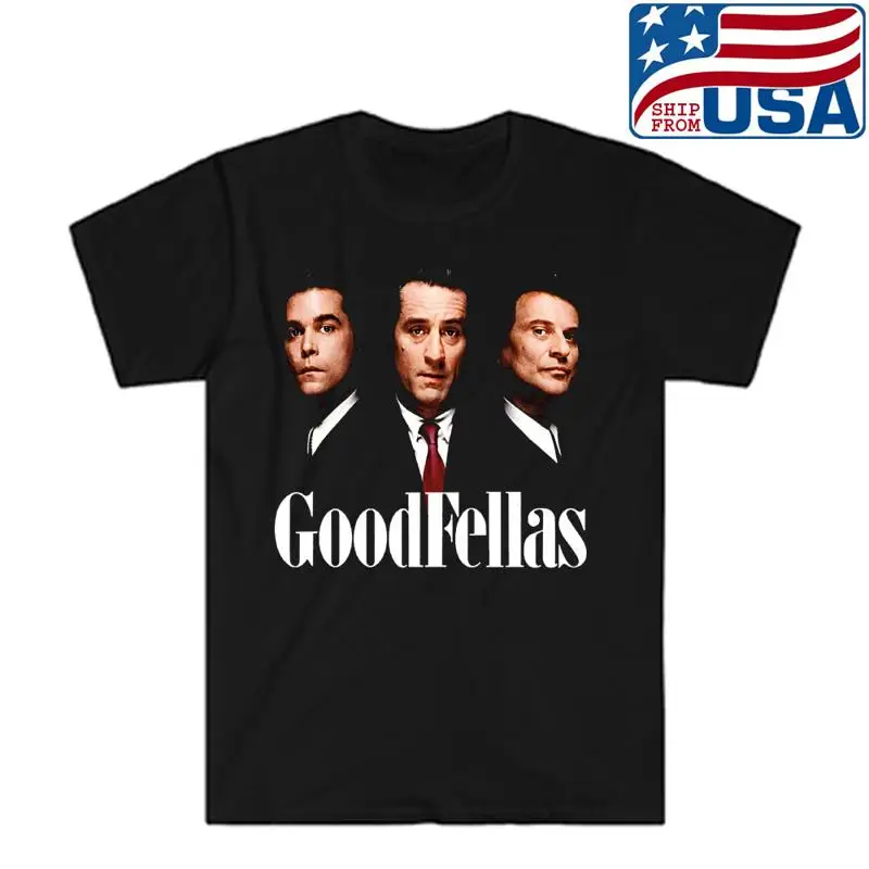 GoodFellas Wall Movie Men's Black Size S to 5XL T shirt