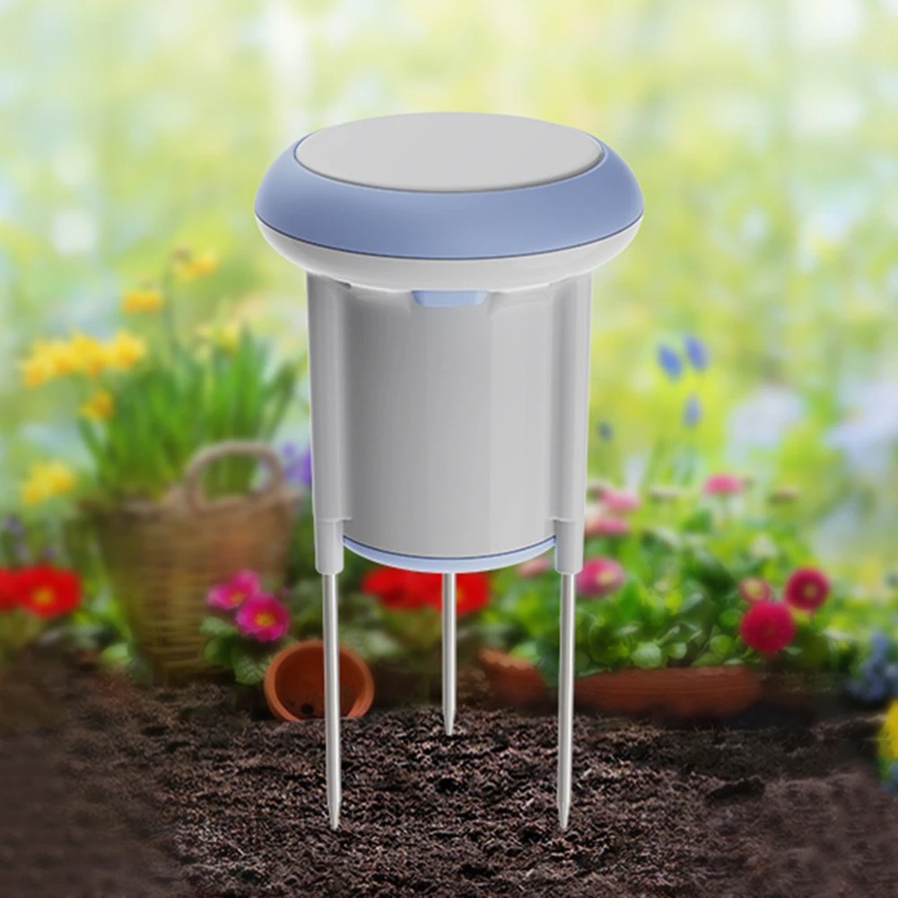 مستشعر رطوبة التربة APP مستشعر درجة حرارة الرطوبة 2.4 جيجا هرتز أداة قياس ذكية للنباتات بوعاء الدفيئة