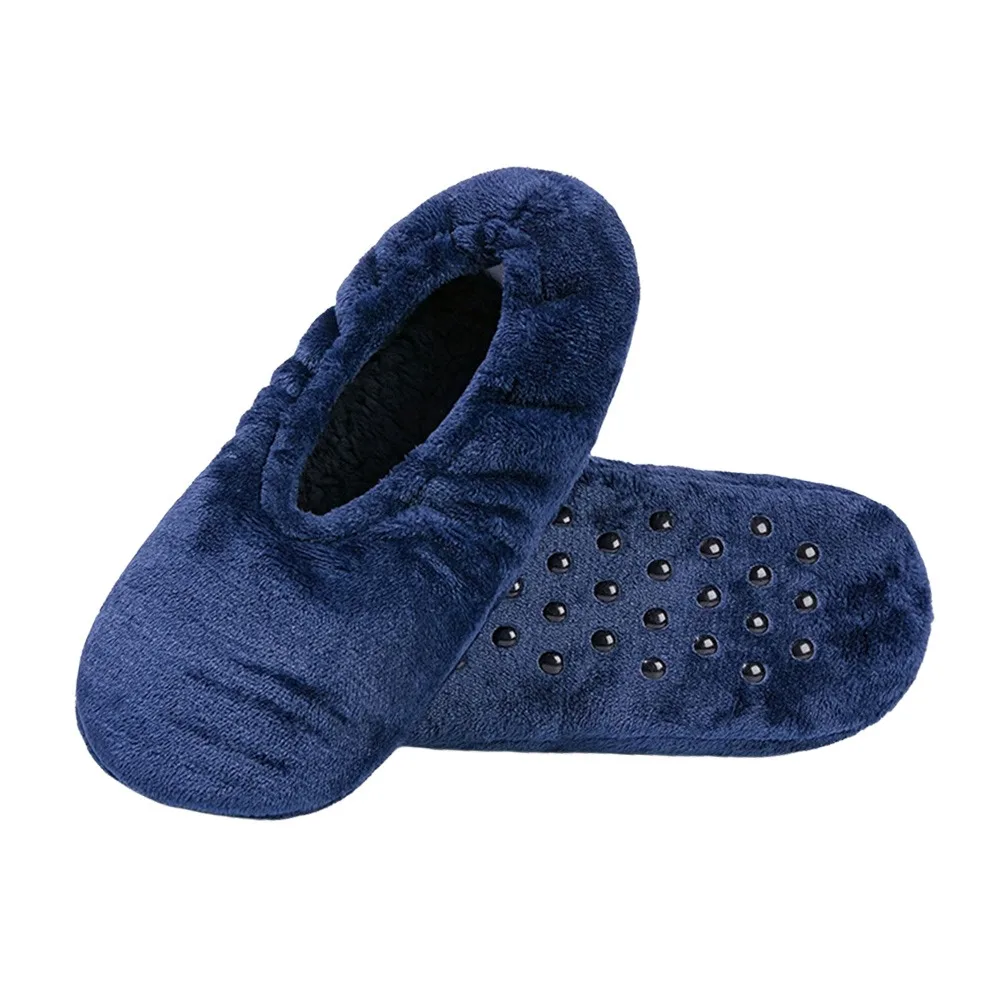 Fleece-Futter Winter warme Bodensocken halten warm Anti-Rutsch-Innenbodenschuhe weiche bequeme Schlafbodensocken Herbst Winter