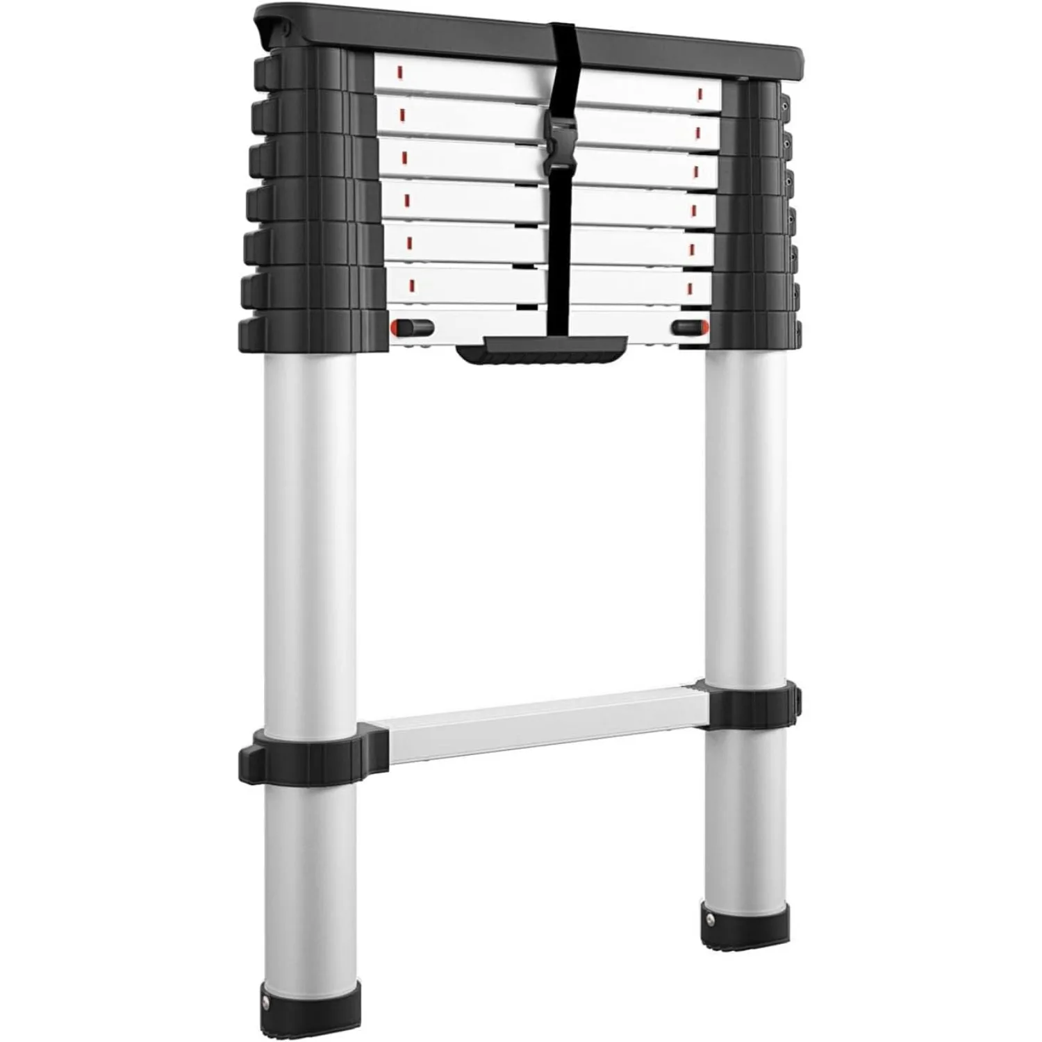 Telescoping Aluminum Ladder with top Cap (300-lb Capacity, 8.5 ft. Ladder with 12 ft Max Reach)
