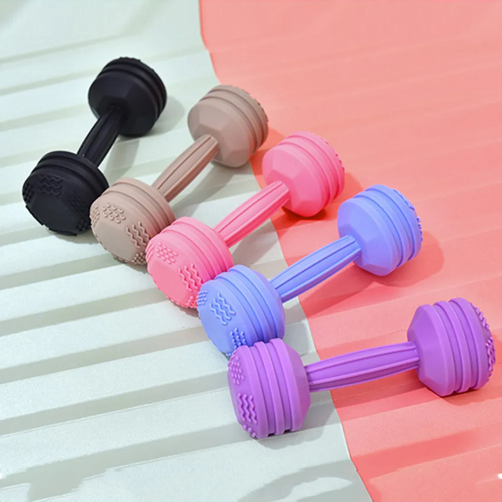 Baby Silicone Dumbbell Teether Infant for Teething Pain Relief Durable Safe Calming Baby Teething Infant Dumbbell