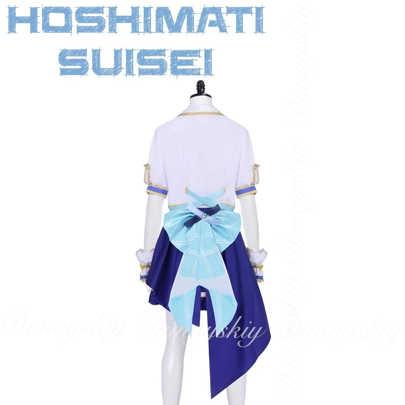 ألعاب Hololive مرساة افتراضية Hoshimati Suisei كوسبلاي الحفل 2025 سوف يلعب زي أغنية Vtuber أزياء تنكرية جميع المجموعة