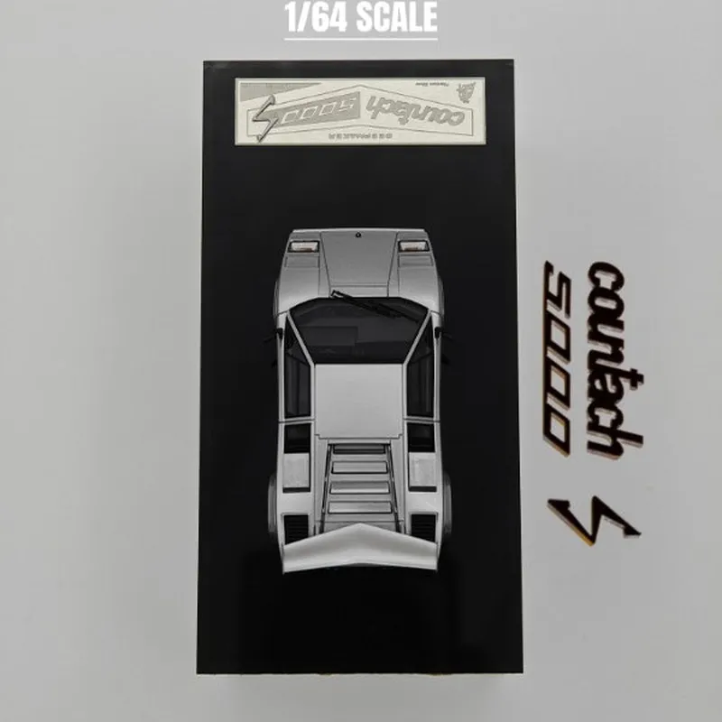 New In Stock Deepmaker 1:64 Lamborghini Countach 5000s Resin Model Miniature Diecast Lamborghini Ornaments Custom Toy  Kid Gift