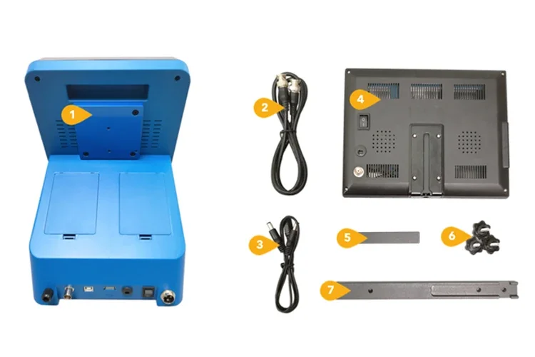 2025 MPO-PC-Adapter 400X 70X Ferrule Two Magnification Microscope Fiber Optic Microscope