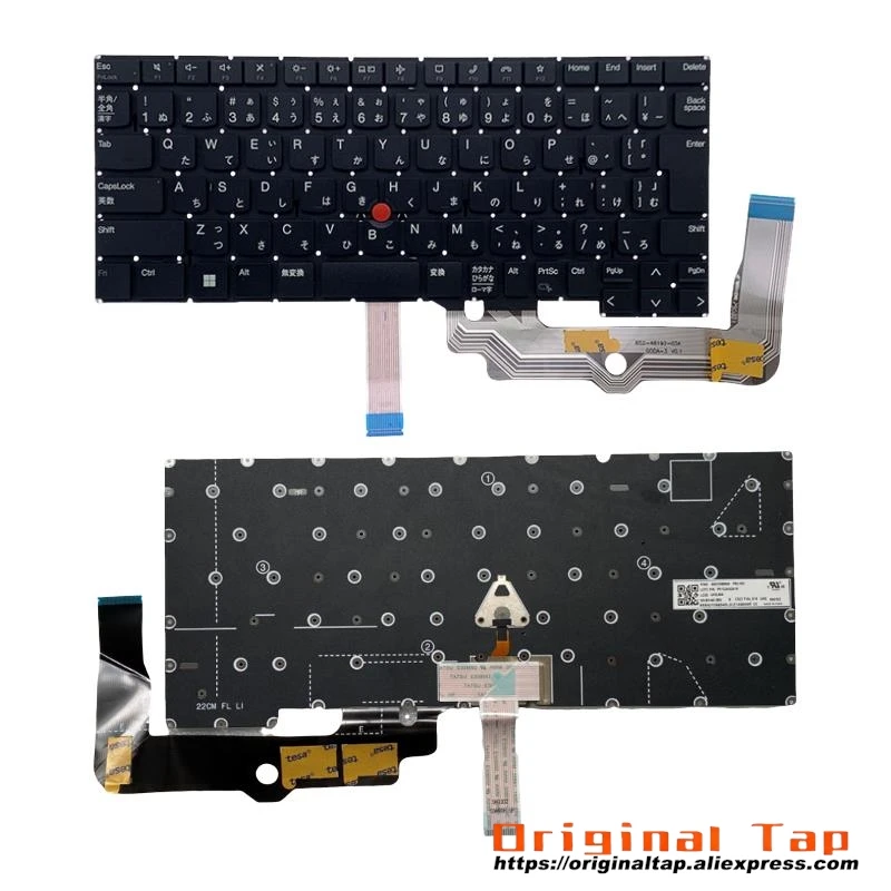 Teclado japonés JP para Lenovo Thinkpad T14s Gen 3 4 E14 R14 Gen 5 T14p Gen 1 Neo 14 5N20W68240 5N20W68276 5N20W68312
