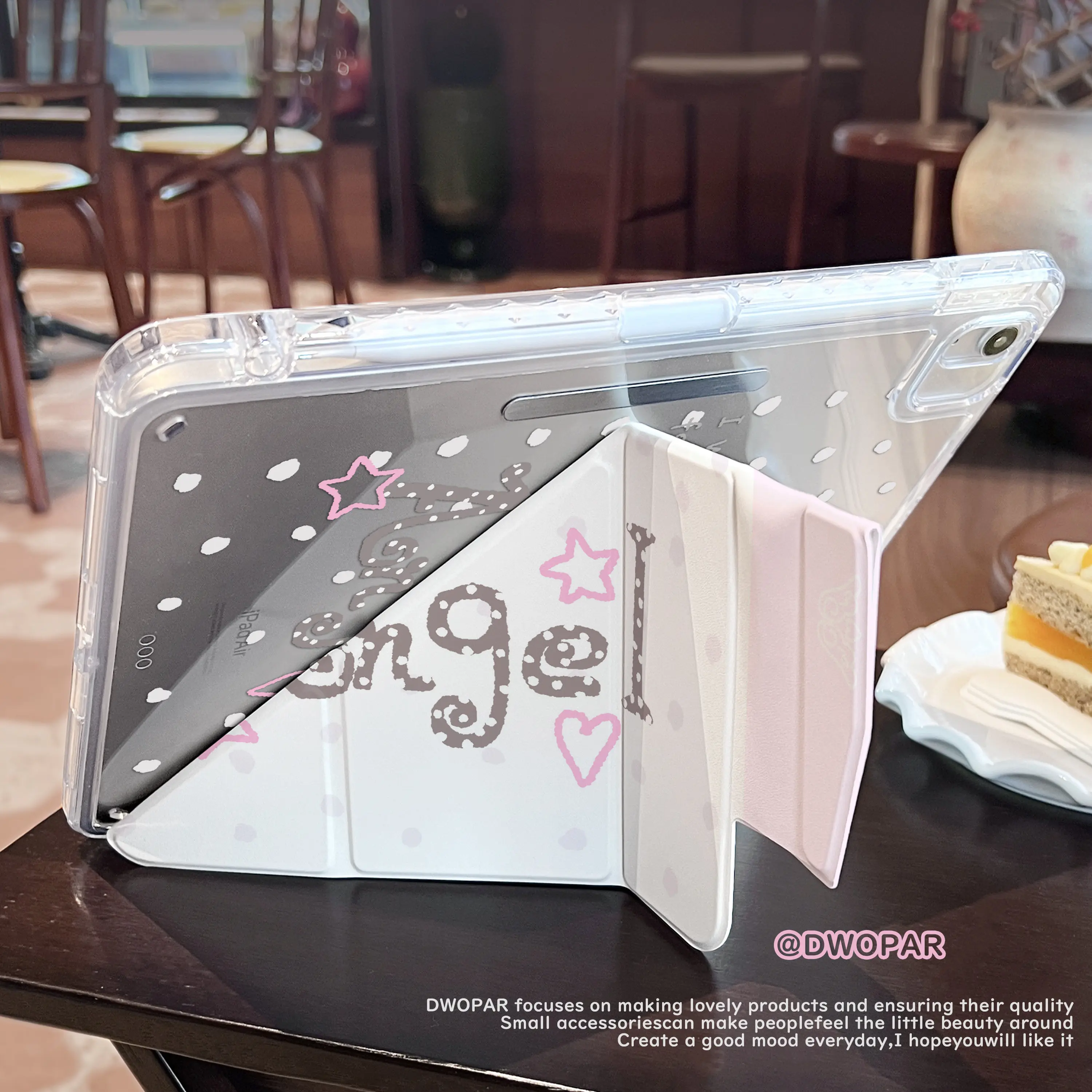 Star Dessert Cartoon 3Y fold Tablet Case for iPad 11 Cover Air8/7/6 New iPad 101113 inch Pro Air56 10/11th Magnetic Buckle Case