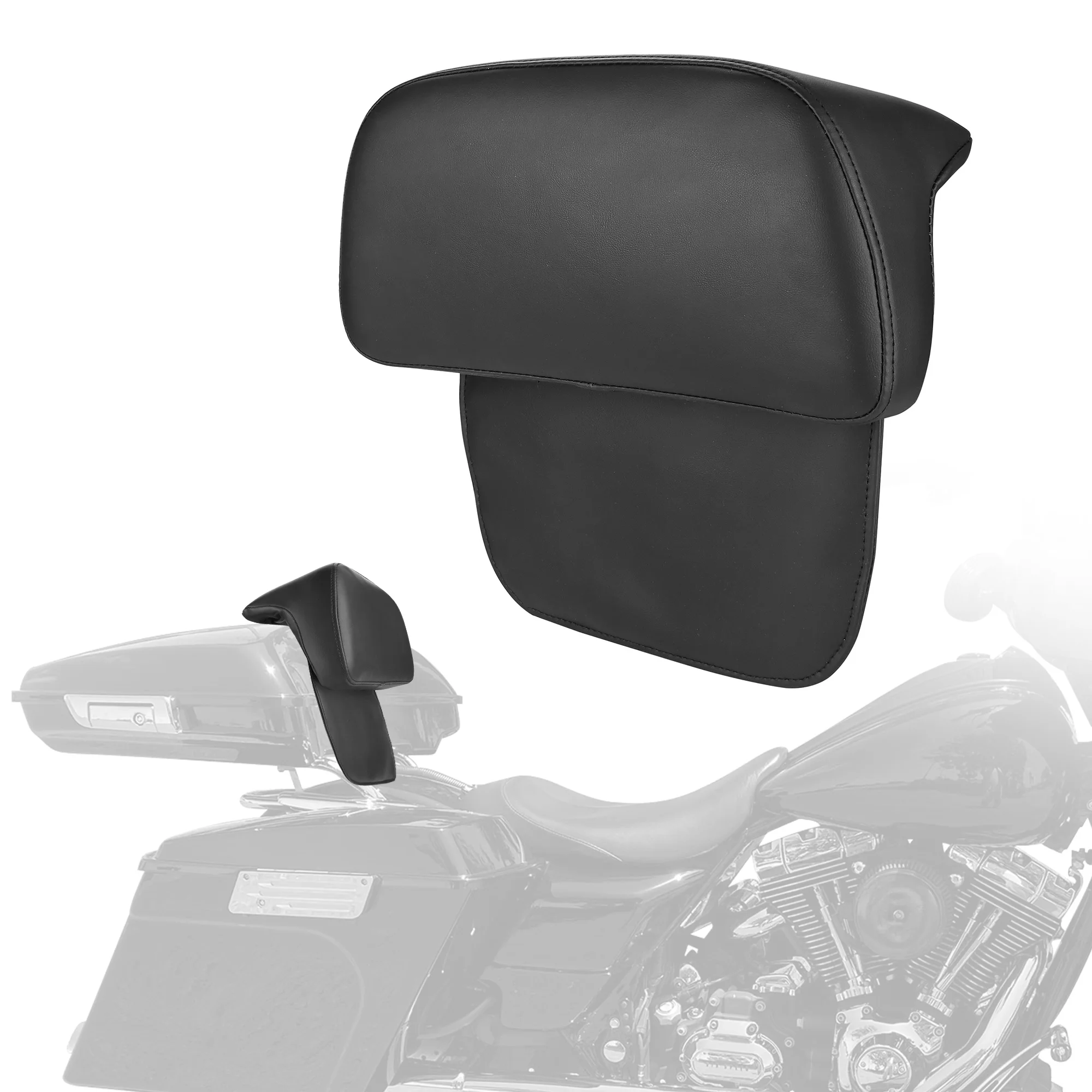 

Motorcycle Pack Trunk Backrest Pad for Harley Street Glide FLHX Road Glide Road King Electra Glide FLHT Tri Glide 2014-2023
