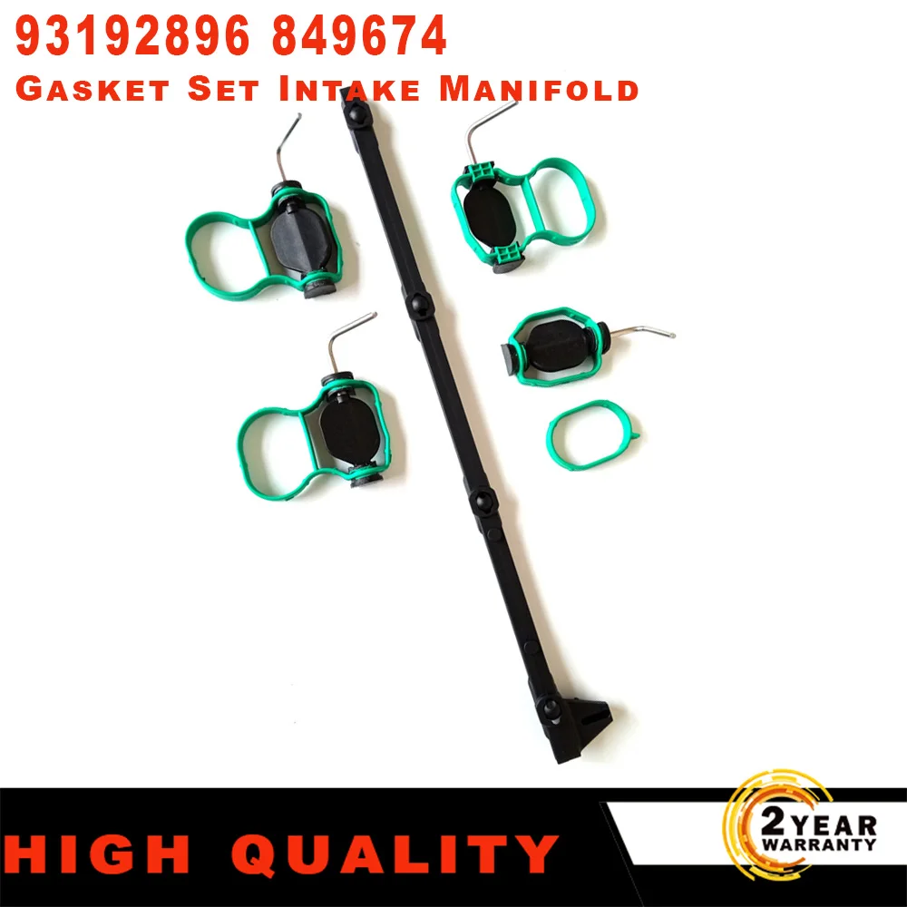 Para opel signum vectra c zafira b junta conjunto coletor de admissão com abas redemoinho 93192896 849674 z22yh