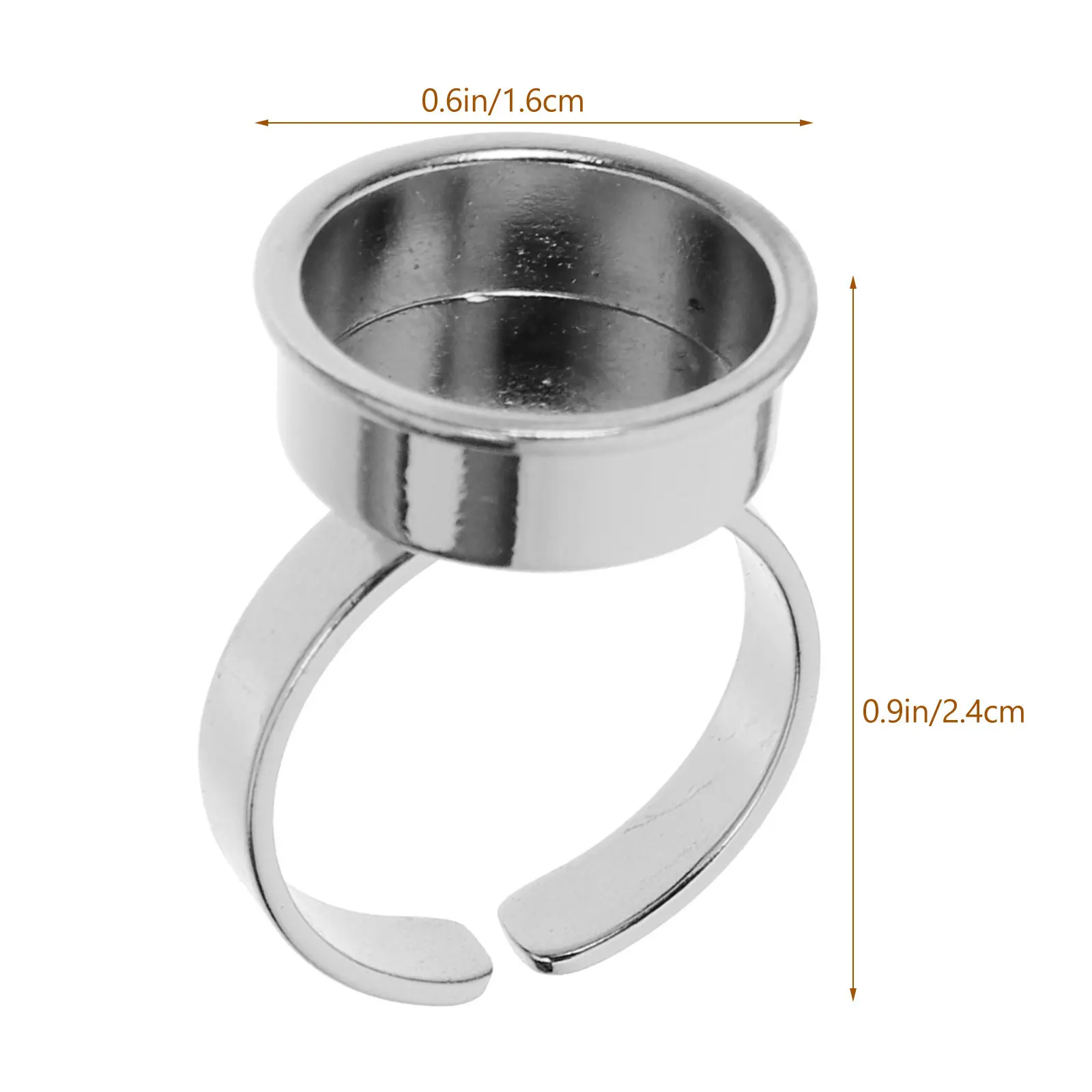 5Pcs Eyelash Ring Cups Professional Glue Holder for Lash Extension Eyebrow Grafting Multi-Functional Ergonomic Finger Rest