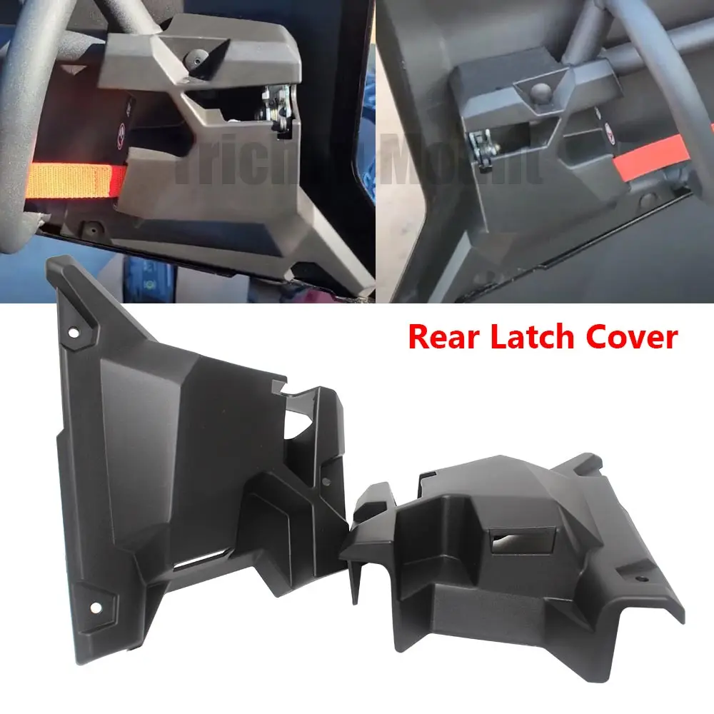 1 Pair Rear Latch Covers Fits For Can Am Maverick X3 MAX TURBO 2017-2022 4 Door Latch Cover Kit  UTV Accessories