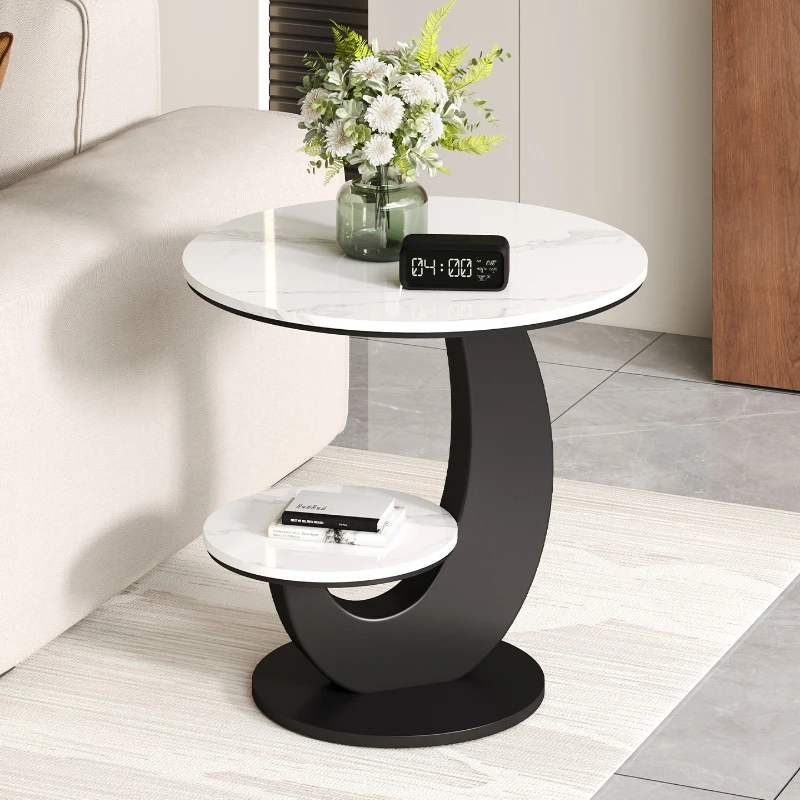 ソファサイドテーブル ライトラグジュアリー リビングルーム 寝室 モダン シンプル 小型コーヒーテーブル 家庭用 サイドテーブル リビングルーム家具