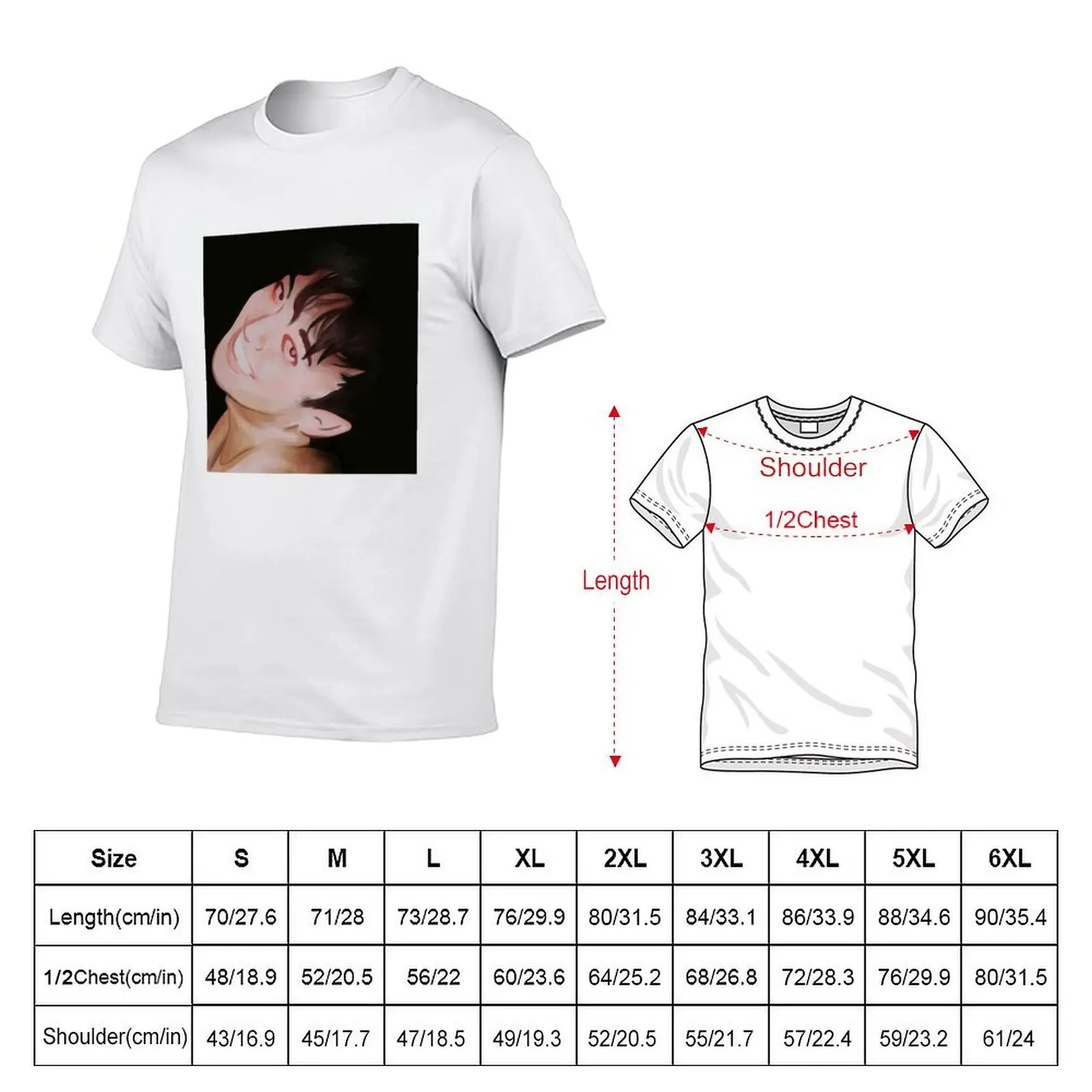 Joji- Ballads 1- Fan Art Digital Drawing T-Shirt tshirts personalised plus size tops big and tall t shirts for men