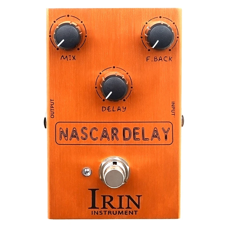 

IRIN Electric Guitar Effector Tone Simulation Delay Single Block Effector Aluminum Alloy