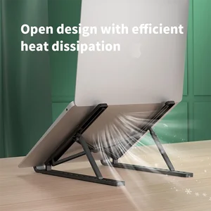 Dizüstü bilgisayar için ayarlanabilen katlanabilir stand, Dizüstü bilgisayar tutucusu, dizüstü bilgisayar tutucusu, Macbook Air ve Pro için ABS tutucusu, Aksesuarlar ve kullanışlı En iyi 10 satış-destek-bilgisayar-taşınabilir-no. 3