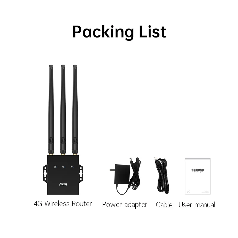 PLERY 4G راوتر لاسلكي 300Mbps 2.4G/HZ بطاقة SIM راوتر WiFi6 te راوتر مع هوائي خارجي 5dBi خارجي للخارجية #6