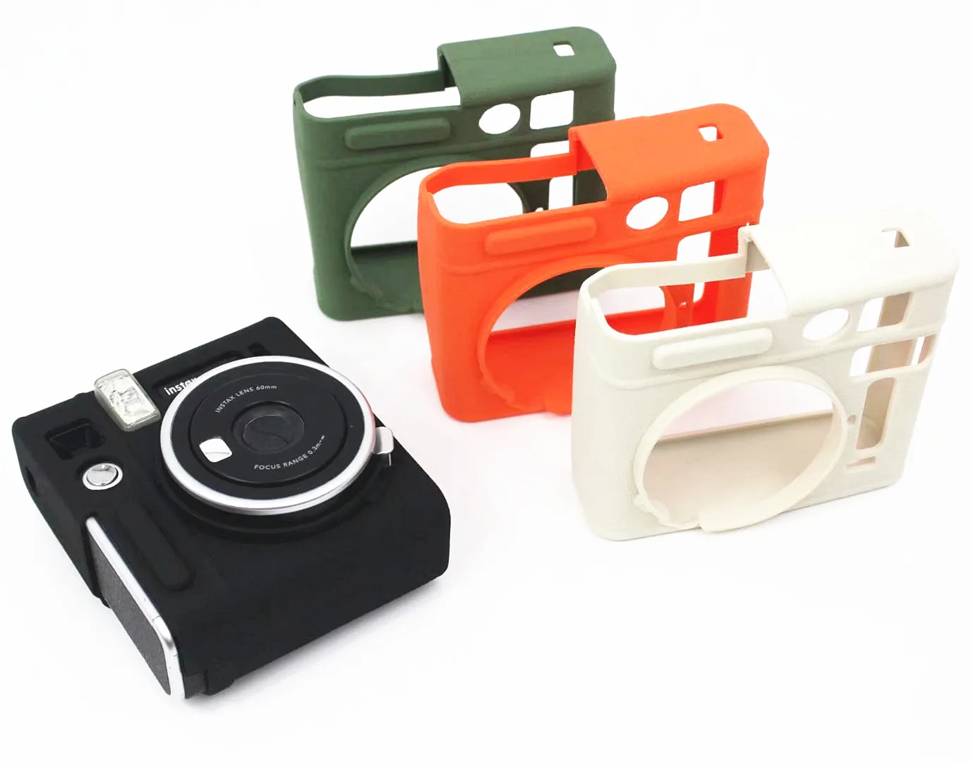 Silicone Case For Fujifilm Instax Mini 40 Camera Anti-Slip Texture Design Silicone Case Camera Bag Body Protection Leather Case