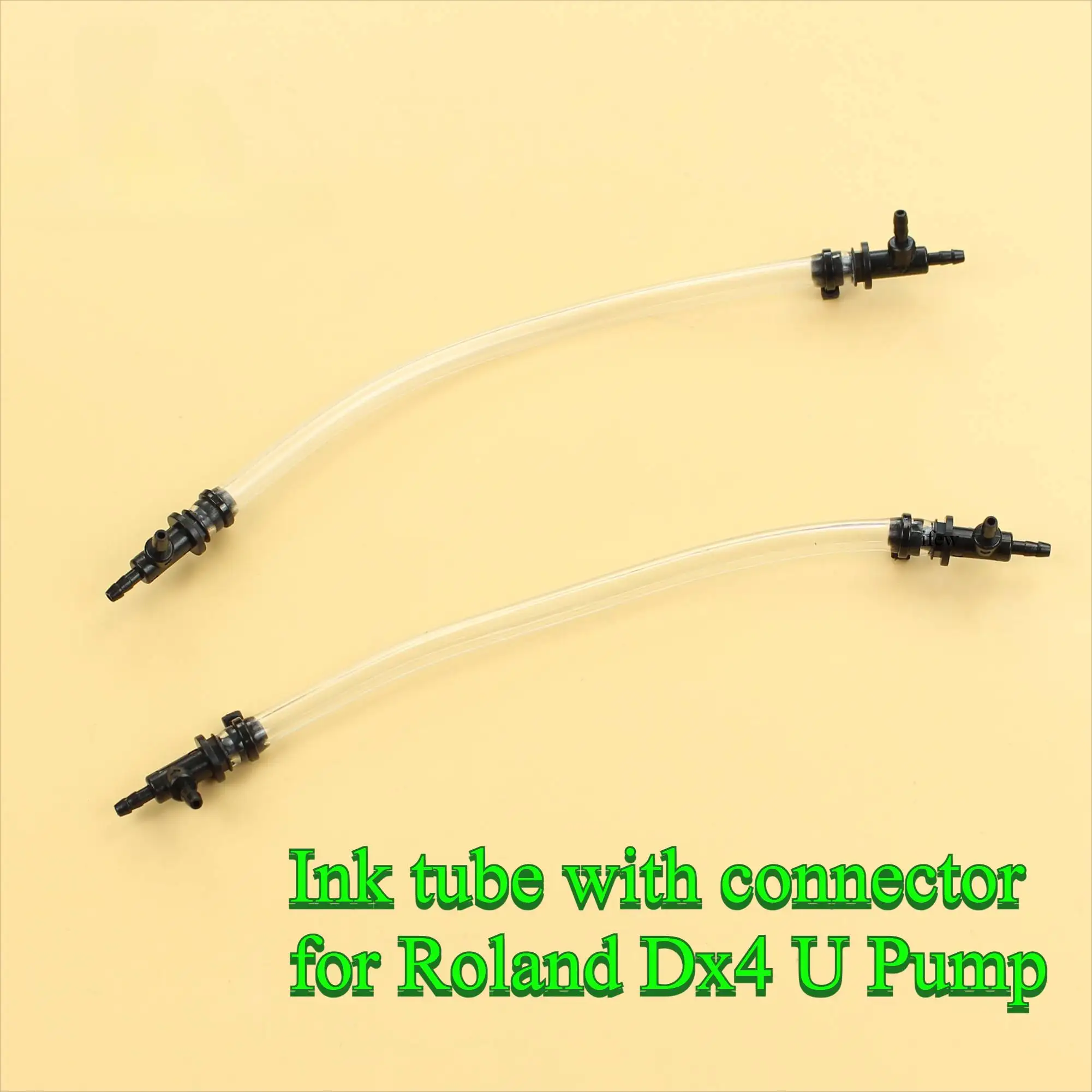 Printer DX4 Ink Tube Eco Roland Dx 4 U Pump Solven Ink Tube with Connector for Roland U Shape Pump Kit Parts Printers Accessory