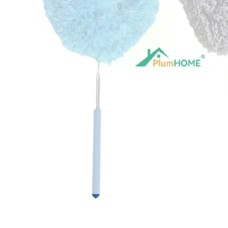 Ceiling Fan Duster Extends Up To 80cm Long Handled Dust Locking Reusable Cleaner Brush For Home Effortless Cleaning Microfiber