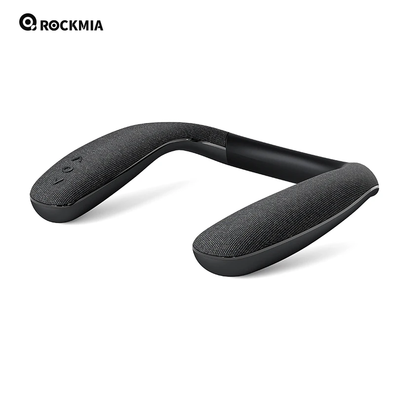 Rockmia Neckband Speaker EBS-908 Wireless Bluetooth 5.0 U-Sharp Hot Selling 6w Music Bass Box Gaming Travelling Walking Cycling