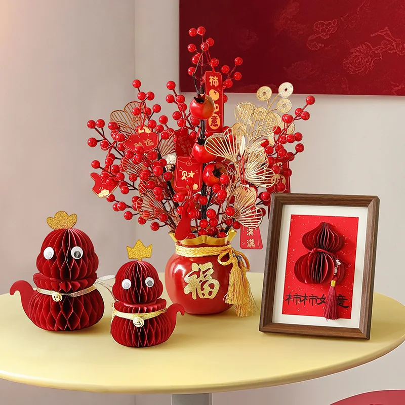 

New residence housewarming entrance entrance decoration ornaments wedding wedding festive scene arrangement tabletop ornaments