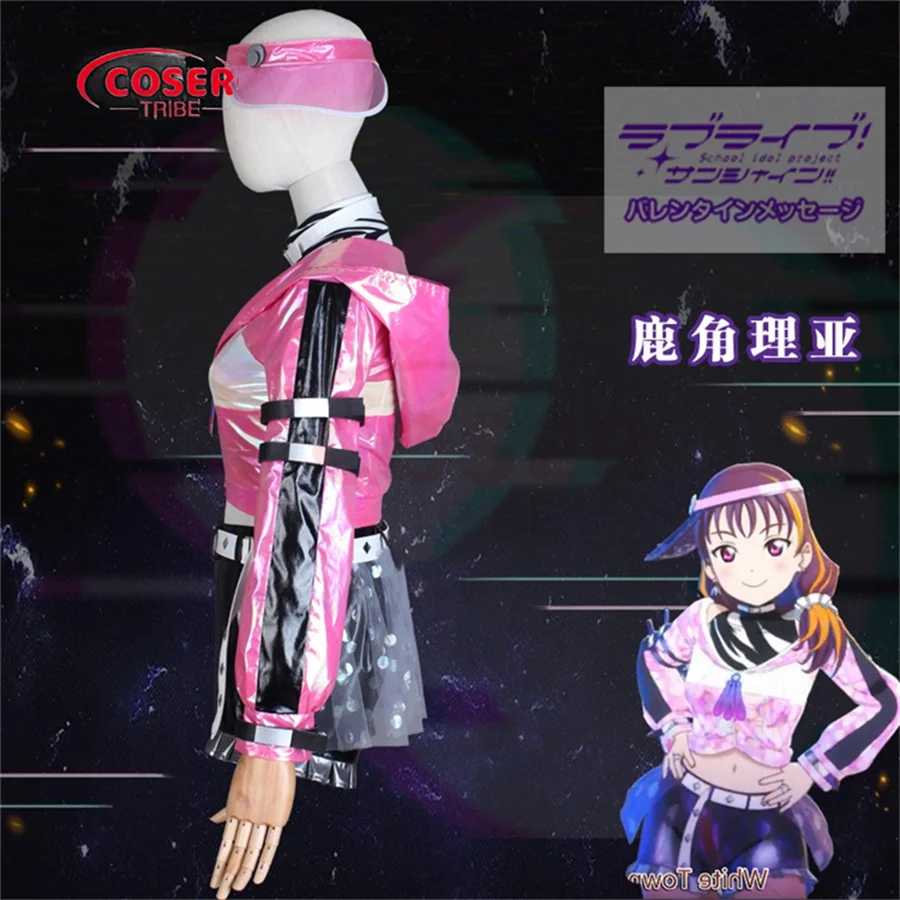 COSER TRIBE Anime Game Lovelive Saint Snow casual clothes Halloween Carnival Role CosPlay Costume Complete Set