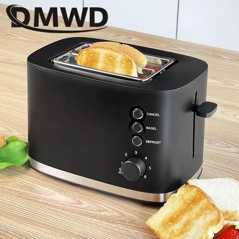 110V/220V 토스터 그릴 2 슬롯/슬라이스 자동 아침 식사 기계 빵 스토브 토스트 해동 베이킹 오븐 샌드위치 메이커 히터