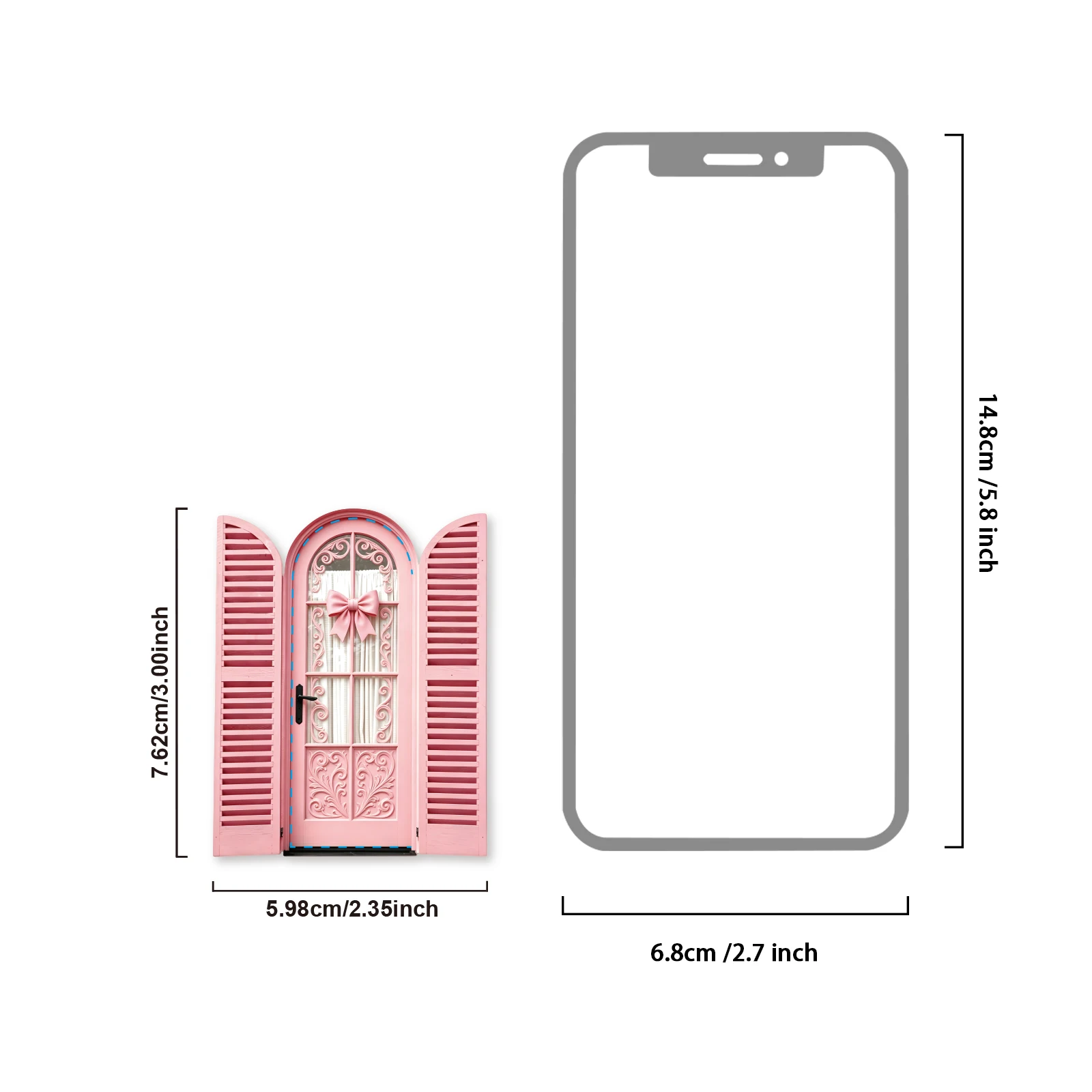 Etori Life 20pcs Sweet Style Architectural Window Stickers, various American-style pink carved window frame elements, handmade background collage decorative stickers suitable for laptops, window decorations, handbags, sticker books, postcards and envelopes, helmets and bicycles, scrapbooking supplies, office decoration supplies, school supplies, back-to-school season, children's stationery stickers