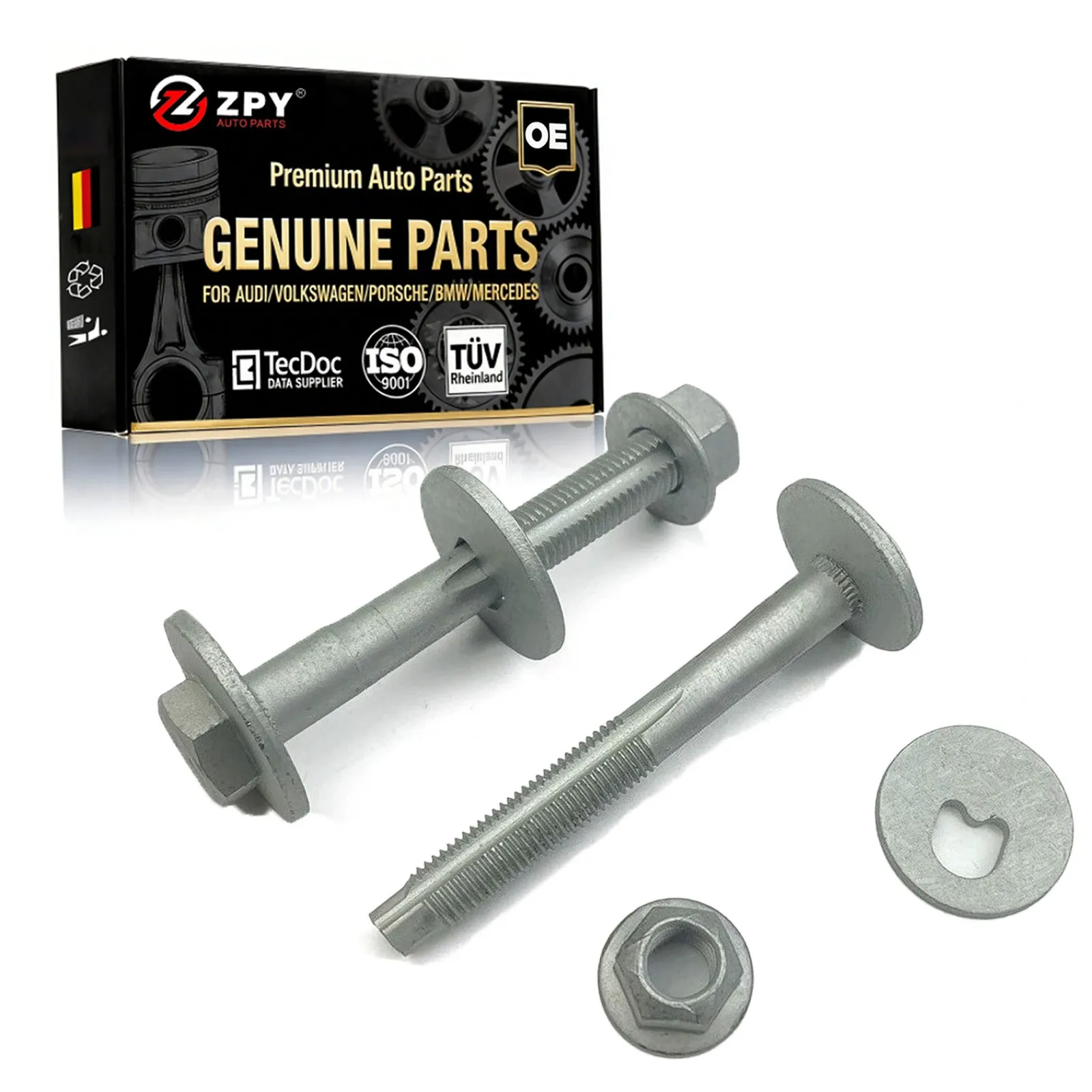 

2x Lower Rear Camber Toe Bolts Control Arm Alignment Eccentric For Audi VW Skoda