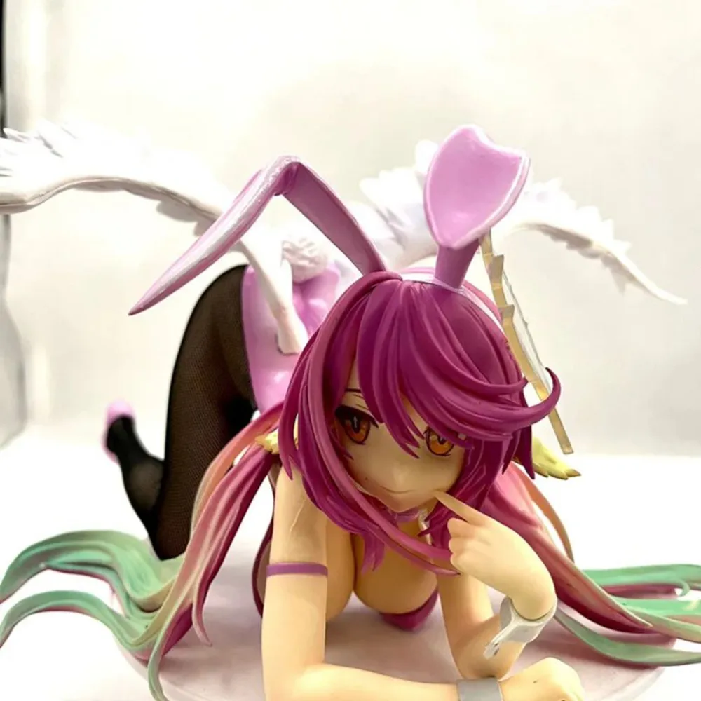 Anime Sexy Girl Figure Toys No Game No Life Flueqel Jibril Bunny Girl PVC Action Figure Toys Collection Model Doll Gift