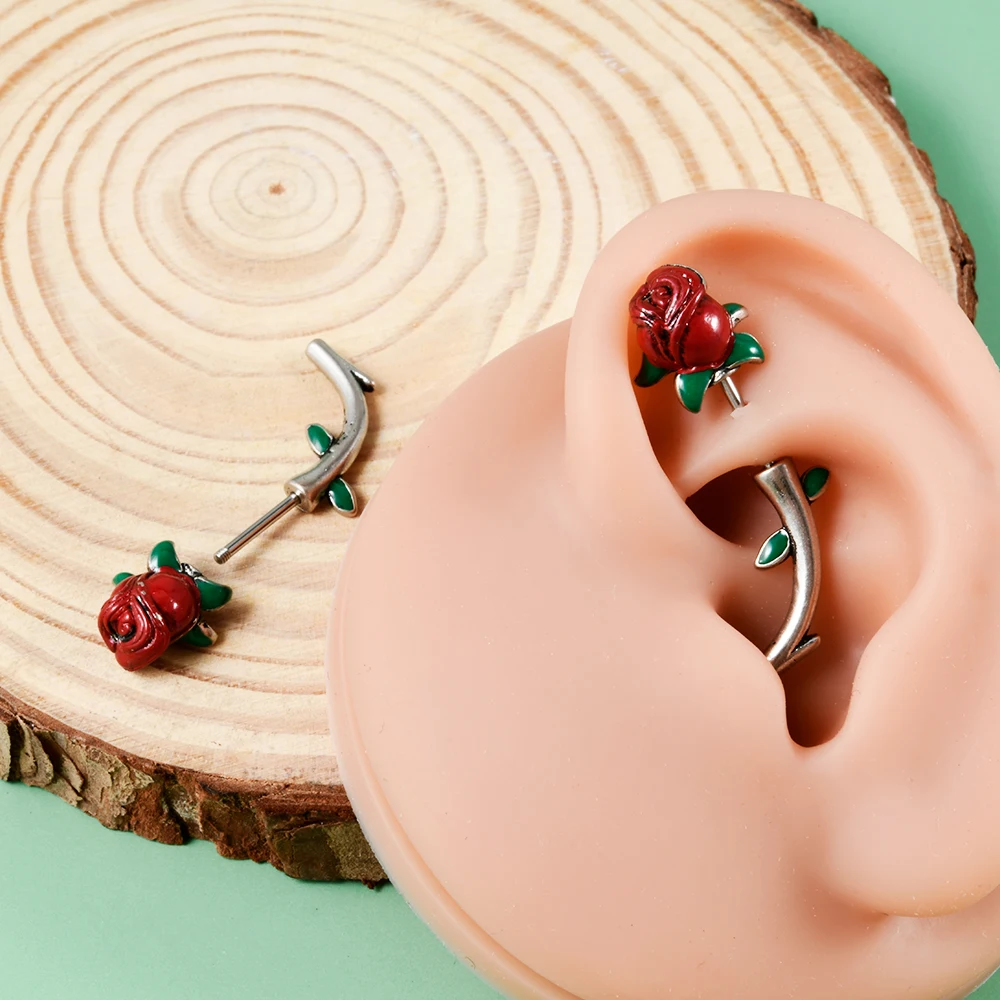 1 adet cerrahi çelik kırmızı g - Body Jewelry Barbell incelemesi ve fiyatı